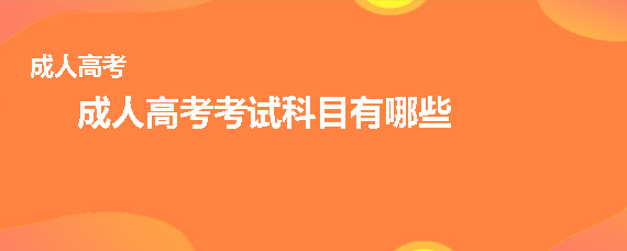 2021年武汉科技大学成人高考考试科目有哪些