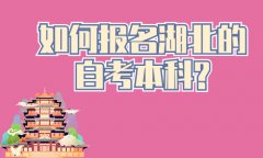 如何报名湖北的自考本科